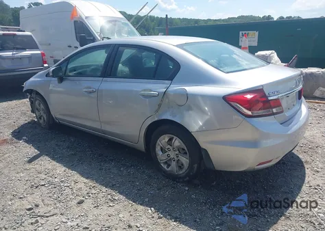 2015 Honda Civic Lx from USA, damaged, VIN 19XFB2F53FE034632